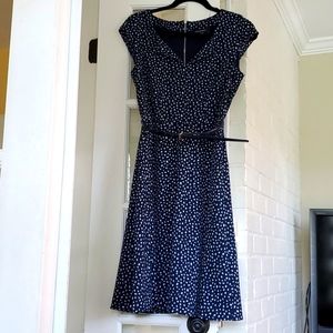 French fit and flare dress